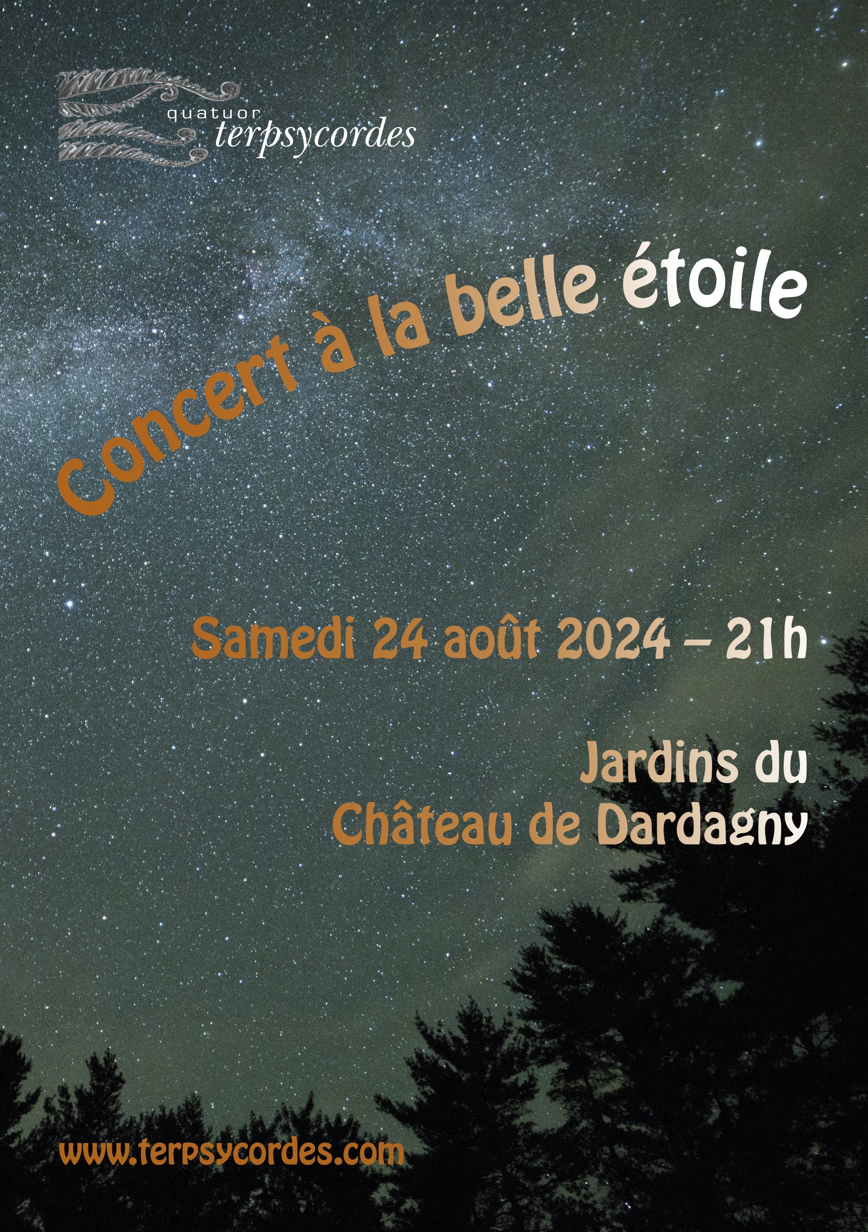 Flyer Concert à la belle étoile